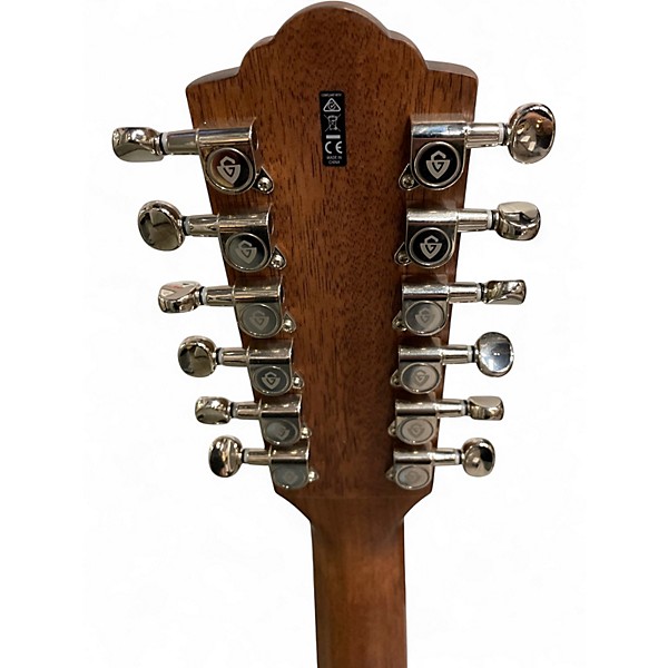 Used Guild F2512E DELUXE Natural 12 String Acoustic Guitar
