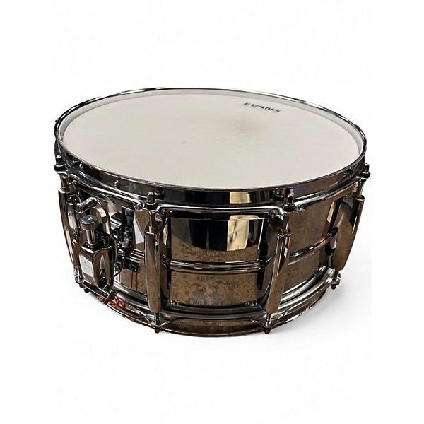 Used Pearl 14X6.5 Sensitone HERITAGE ALLOY SNARE STEEL Drum