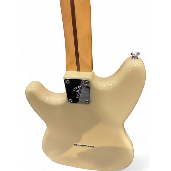 Used Fender Duo Sonic Cream Solid Body Electric Guitar