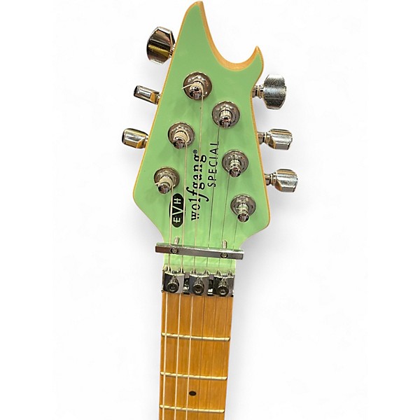 Used EVH Wolfgang Special Satin Surf Green Solid Body Electric Guitar