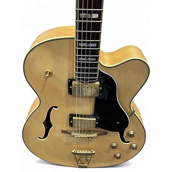 Used Oscar Schmidt OE40N Maple Hollow Body Electric Guitar