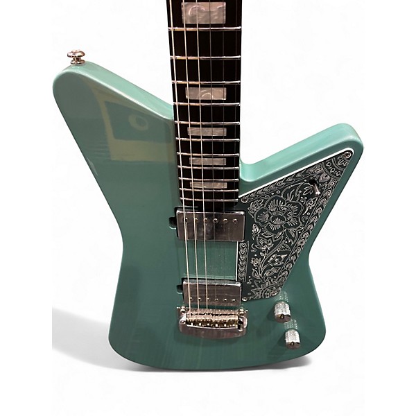 Used Ernie Ball Music Man MARIPOSA DURATO GREEN Solid Body Electric Guitar