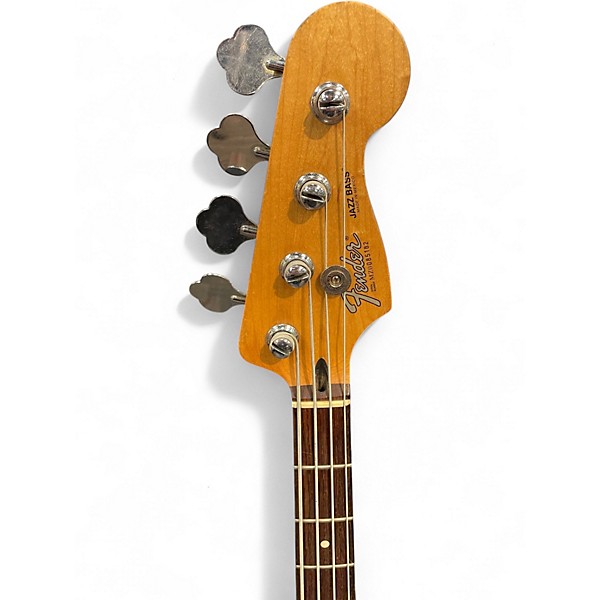 Used Fender JAZZ BASS BLACK Electric Bass Guitar