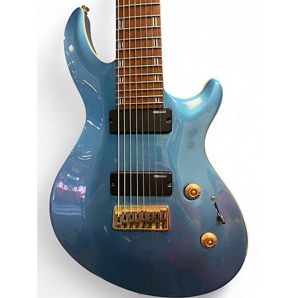 Used ESP LTD JR208 Blue Solid Body Electric Guitar