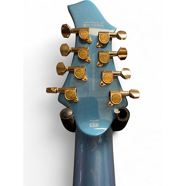 Used ESP LTD JR208 Blue Solid Body Electric Guitar