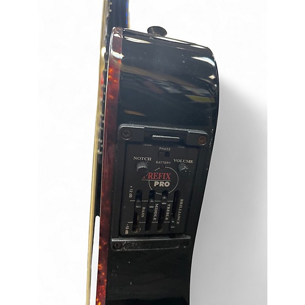 Used Carvin AC375 Trans Blue Acoustic Electric Guitar