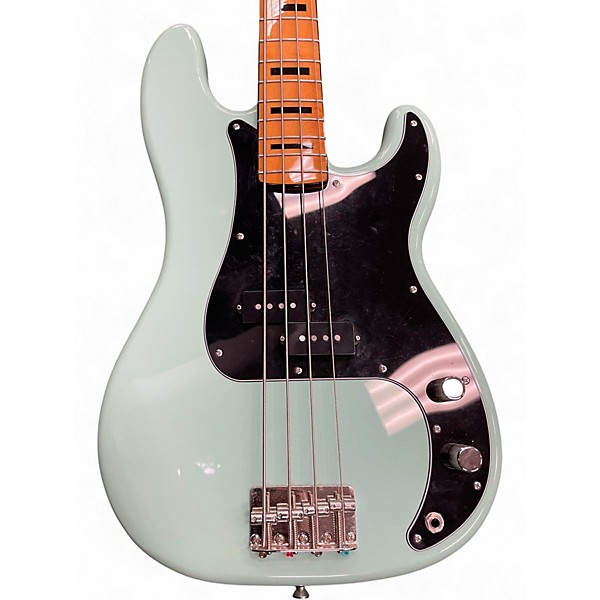 Used 2023 Squier Classic Vibe 1970S Precision Bass Inverness Green Electric Bass Guitar