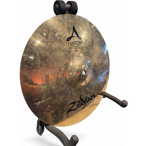 Used Zildjian 14in A Custom Hi Hat Pair Cymbal