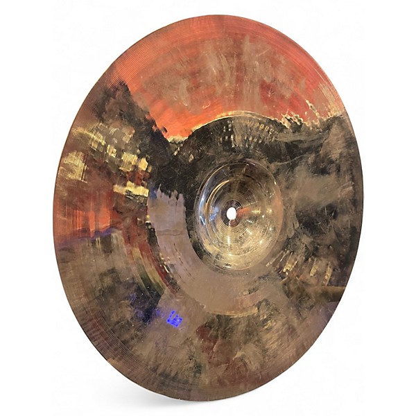 Used Zildjian 14in A Custom Hi Hat Pair Cymbal
