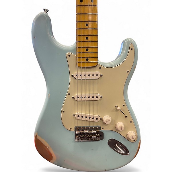 Used Nash Guitars s-63 Sonic Blue Solid Body Electric Guitar