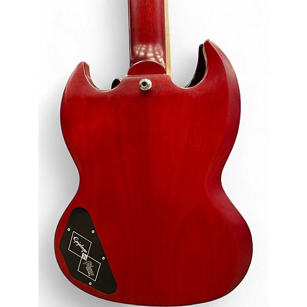 Used Epiphone SG Inspired by Gibson Red Solid Body Electric Guitar