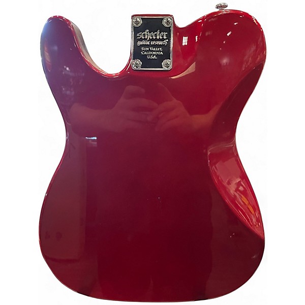 Used Schecter Guitar Research PT Burgundy Solid Body Electric Guitar