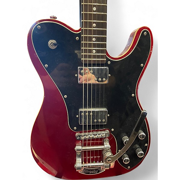 Used Schecter Guitar Research PT Burgundy Solid Body Electric Guitar