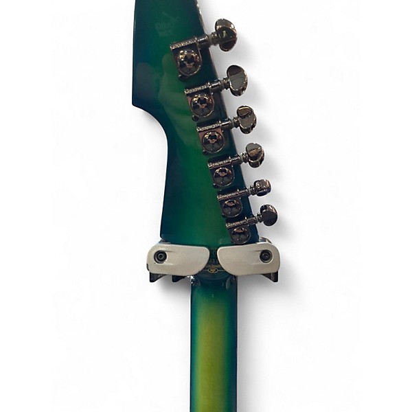 Used Schecter Guitar Research Blackjack SLS FRS aquaburst Solid Body Electric Guitar