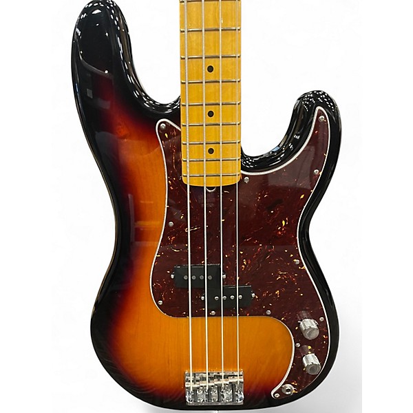 Used Fender American Professional II Precision Bass 3 Color Sunburst Electric Bass Guitar