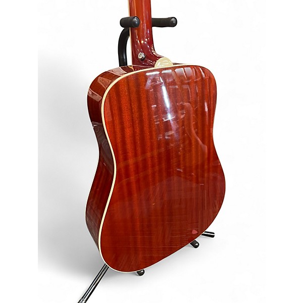 Used Epiphone Hummingbird 2 Color Sunburst Acoustic Guitar