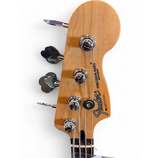 Used Fender Standard Precision Bass Olympic White Electric Bass Guitar