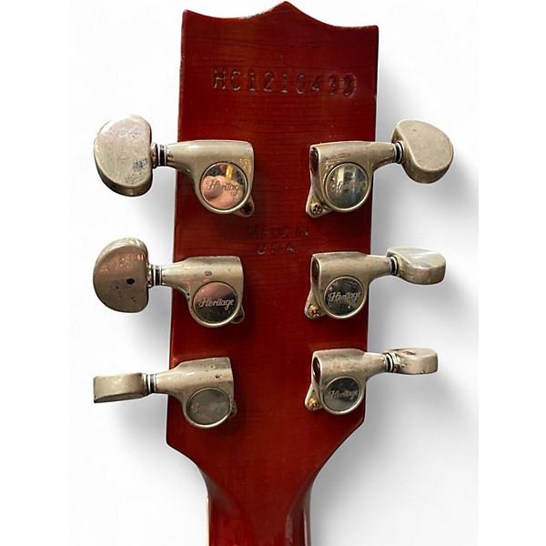 Used Heritage Aged Custom Core H-150 Tobacco Sunburst Solid Body Electric Guitar