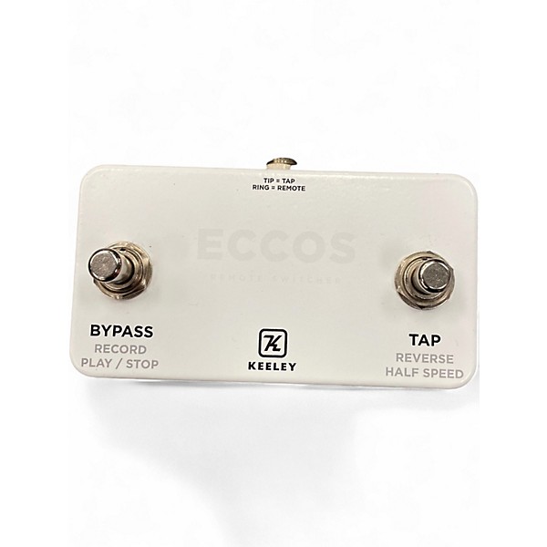 Used Keeley ECCOS W/ EXTERNAL FOOTSWITCH Effect Pedal