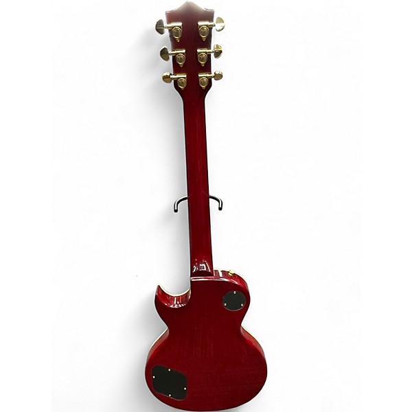 Used Leo Jaymz Single Cut Deluxe Red Fade Solid Body Electric Guitar