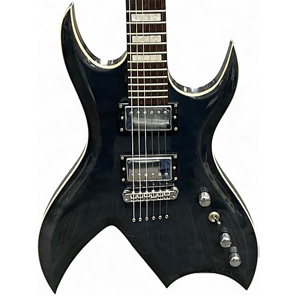 Used B.C. Rich Masterpiece Bich Trans Black Solid Body Electric Guitar