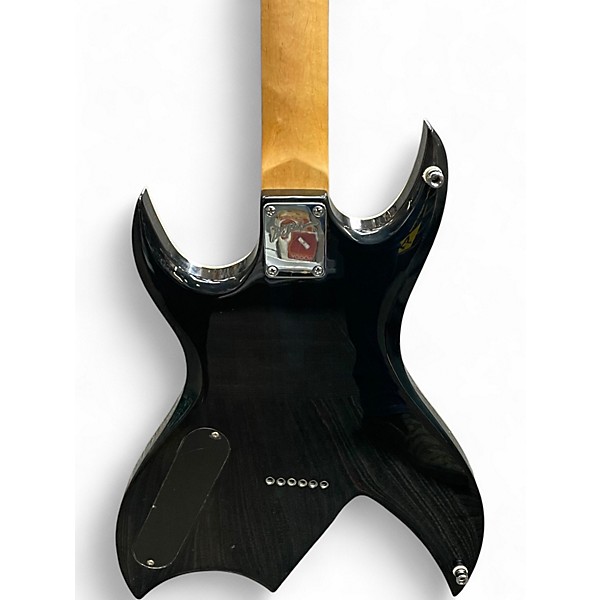 Used B.C. Rich Masterpiece Bich Trans Black Solid Body Electric Guitar