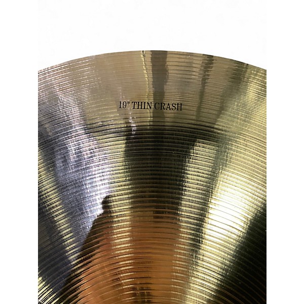 Used Wuhan 19in Thin Crash Cymbal