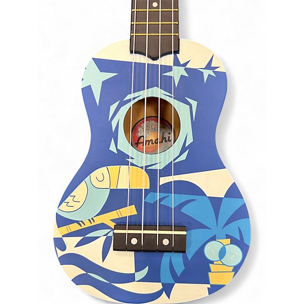 Used Amahi DDUK2 Blue Bird Ukulele