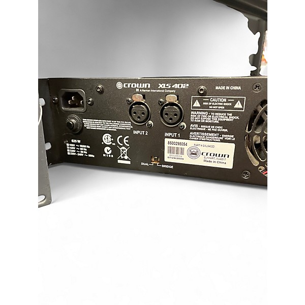 Used Crown XLS402 Power Amp