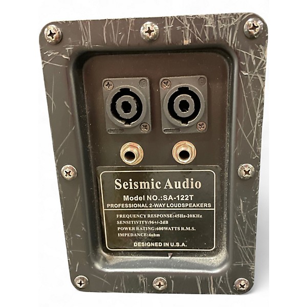 Used Seismic Audio SA122T Unpowered Speaker