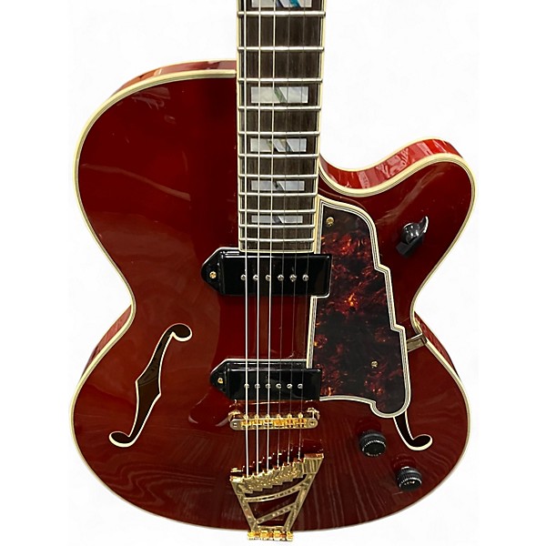Used D'Angelico EX-59 Wine Red Hollow Body Electric Guitar