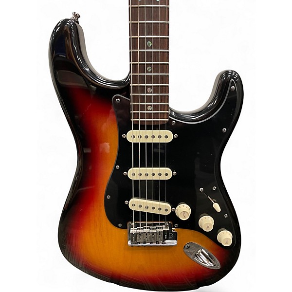 Used Fender American Deluxe Stratocaster Tobacco Burst Solid Body Electric Guitar