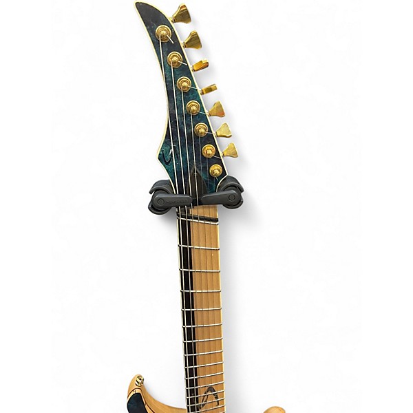 Used 2018 Skervesen SWAN 7FF DEEP OCEAN Solid Body Electric Guitar