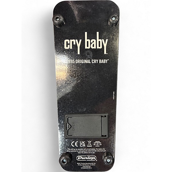 Used Dunlop GCB95 Original Crybaby Wah Effect Pedal