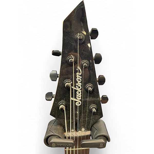 Used Jackson JS22-7 Dinky 7 String Black Solid Body Electric Guitar