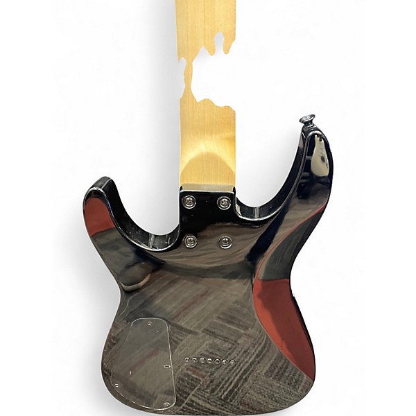 Used Jackson JS22-7 Dinky 7 String Black Solid Body Electric Guitar