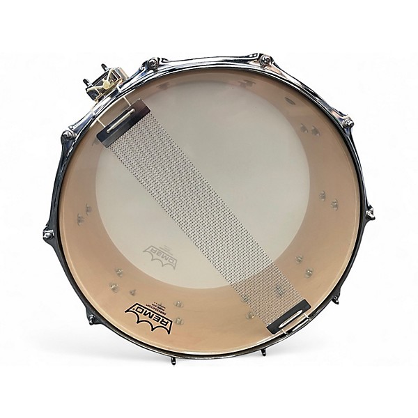Used Yamaha 6.5X14 Tour Custom Snare Natural Maple Drum