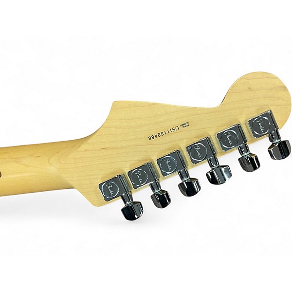 Used 2011 Fender American Standard Stratocaster Olympic White Solid Body Electric Guitar