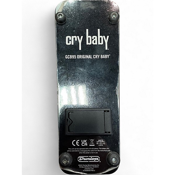 Used Dunlop GCB95 Original Crybaby Wah Effect Pedal