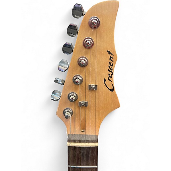 Used Cresent Guitars BASE BLACK Solid Body Electric Guitar