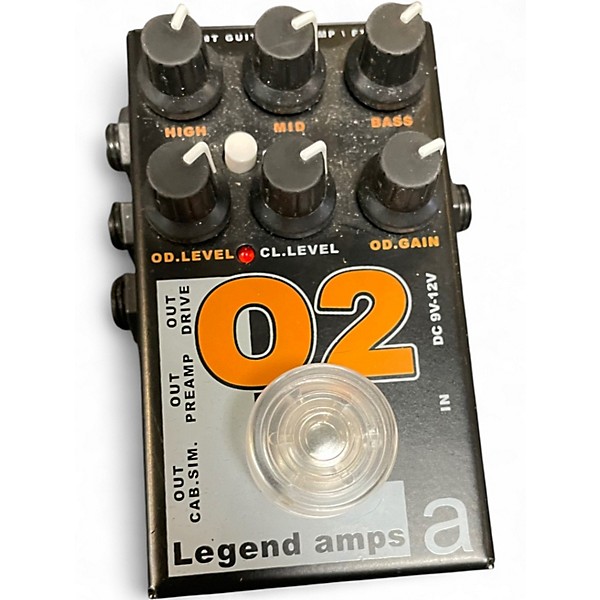 Used Legend Amps O2 Distortion Effect Pedal