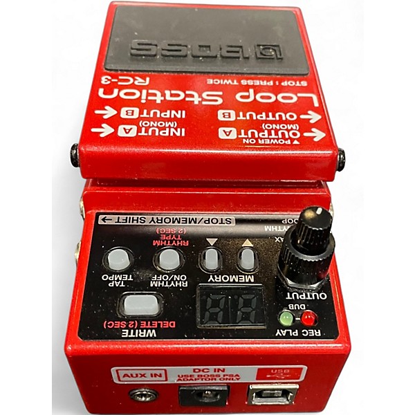 Used BOSS RC3 Loop Station Pedal
