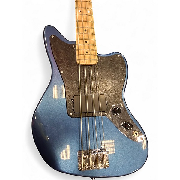Used Squier AFFINITY JAGUAR Lake Placid Blue Electric Bass Guitar