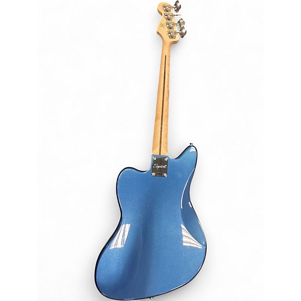 Used Squier AFFINITY JAGUAR Lake Placid Blue Electric Bass Guitar
