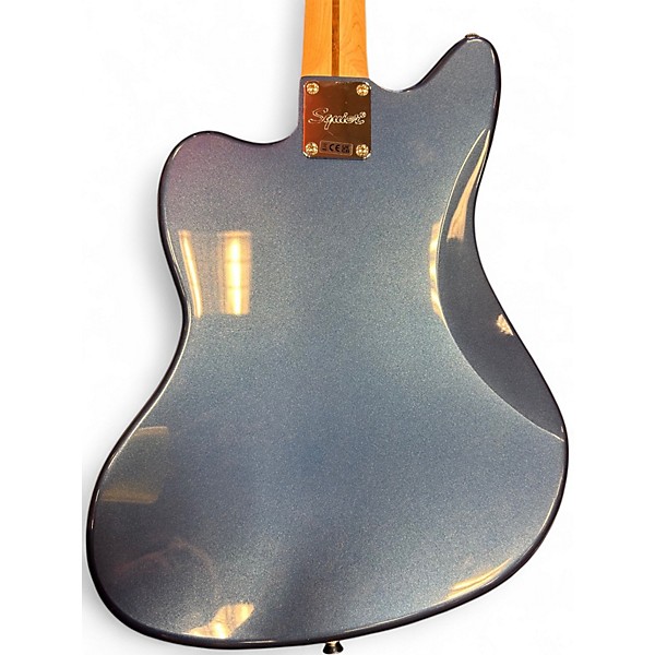 Used Squier AFFINITY JAGUAR Lake Placid Blue Electric Bass Guitar
