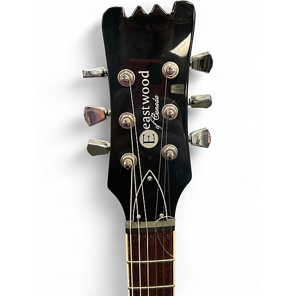 Used Eastwood SIDEJACK BLUESBENDER Black Solid Body Electric Guitar