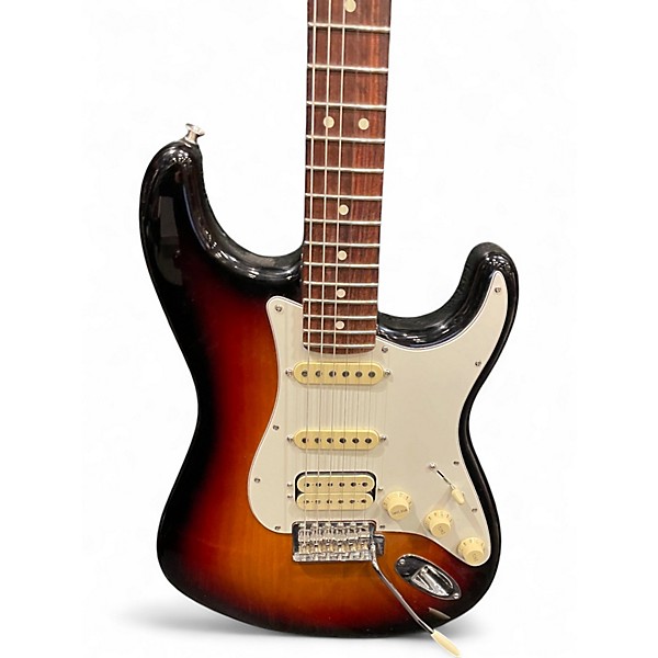 Used Fender American Performer Stratocaster HSS 3 Color Sunburst Solid Body Electric Guitar