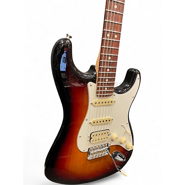 Used Fender American Performer Stratocaster HSS 3 Color Sunburst Solid Body Electric Guitar