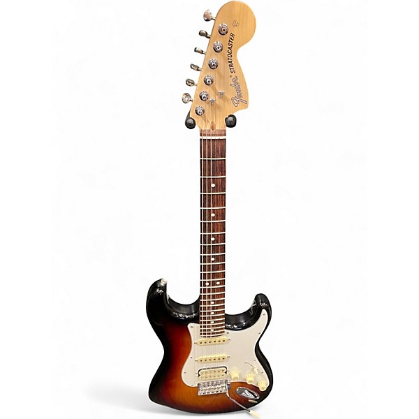 Used Fender American Performer Stratocaster HSS 3 Color Sunburst Solid Body Electric Guitar