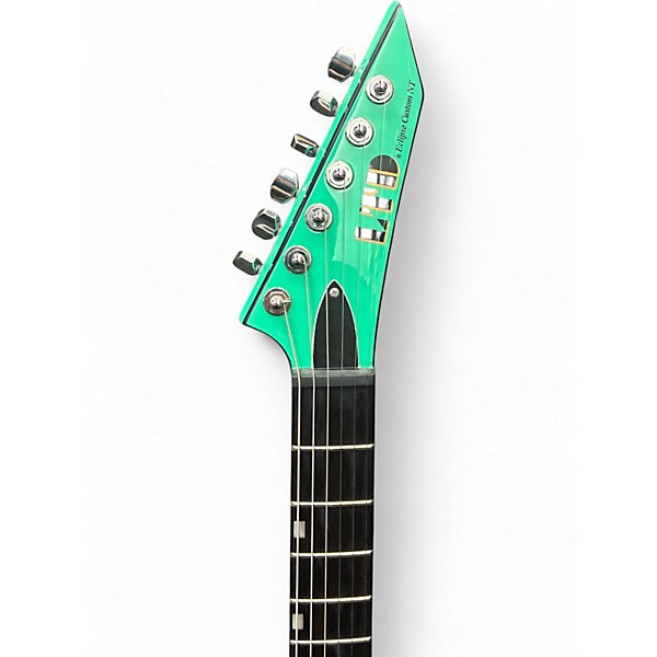 Used ESP LTD Eclipse '87 NT Reissue Turquoise Solid Body Electric Guitar